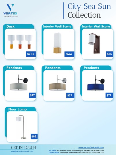 City Sea Sun Collection - Lighting