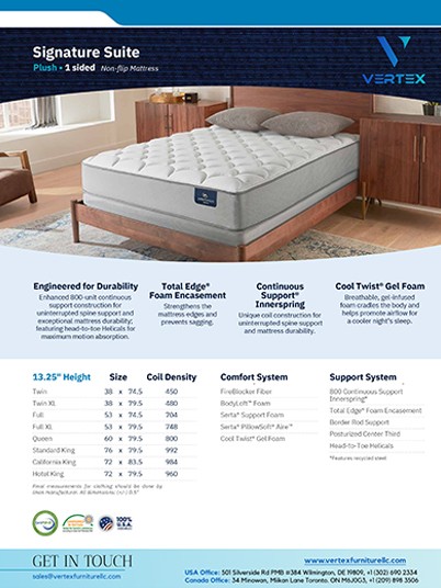 Signature Suite One Sided - Mattress