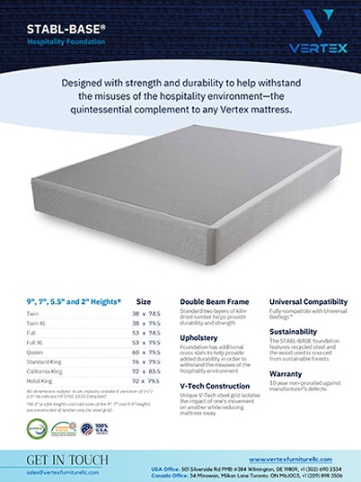 Stabl Base - Mattress
